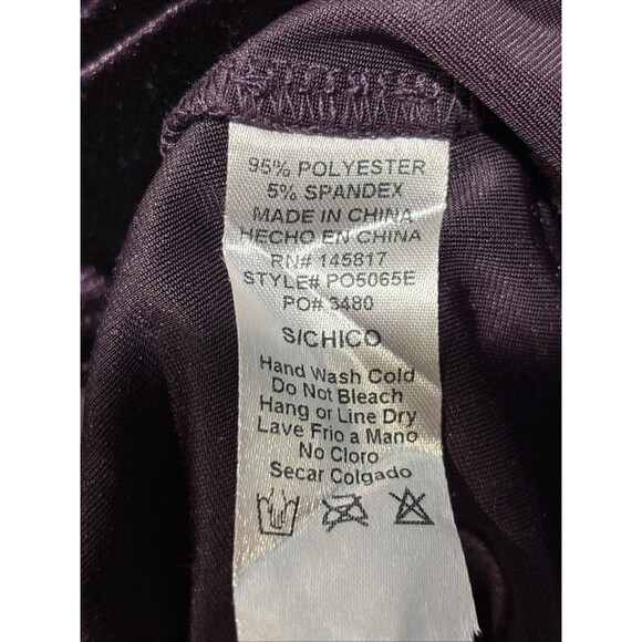 Fashion Nova Purple Velvet Mini Dress Floral Embroidery Cutout Zipper Size Small - Picture 10 of 10